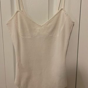 Ivory Zara thin strapped bodysuit